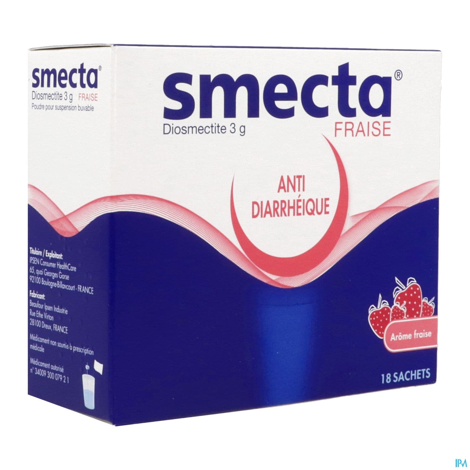 SMECTA 3G FRAISE SACHET 18