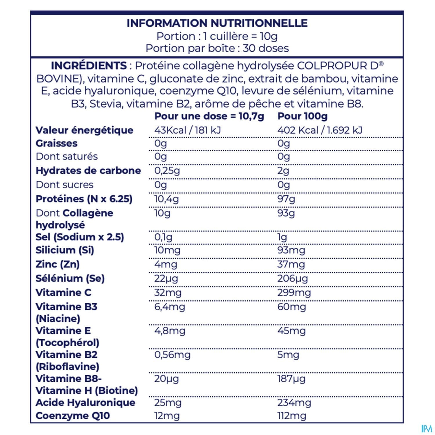 Colpropur Skin Care Collagene Poudre Neutre 306g
