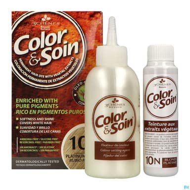 3 CHENES COLOR/SOIN BL PLATINE 10N