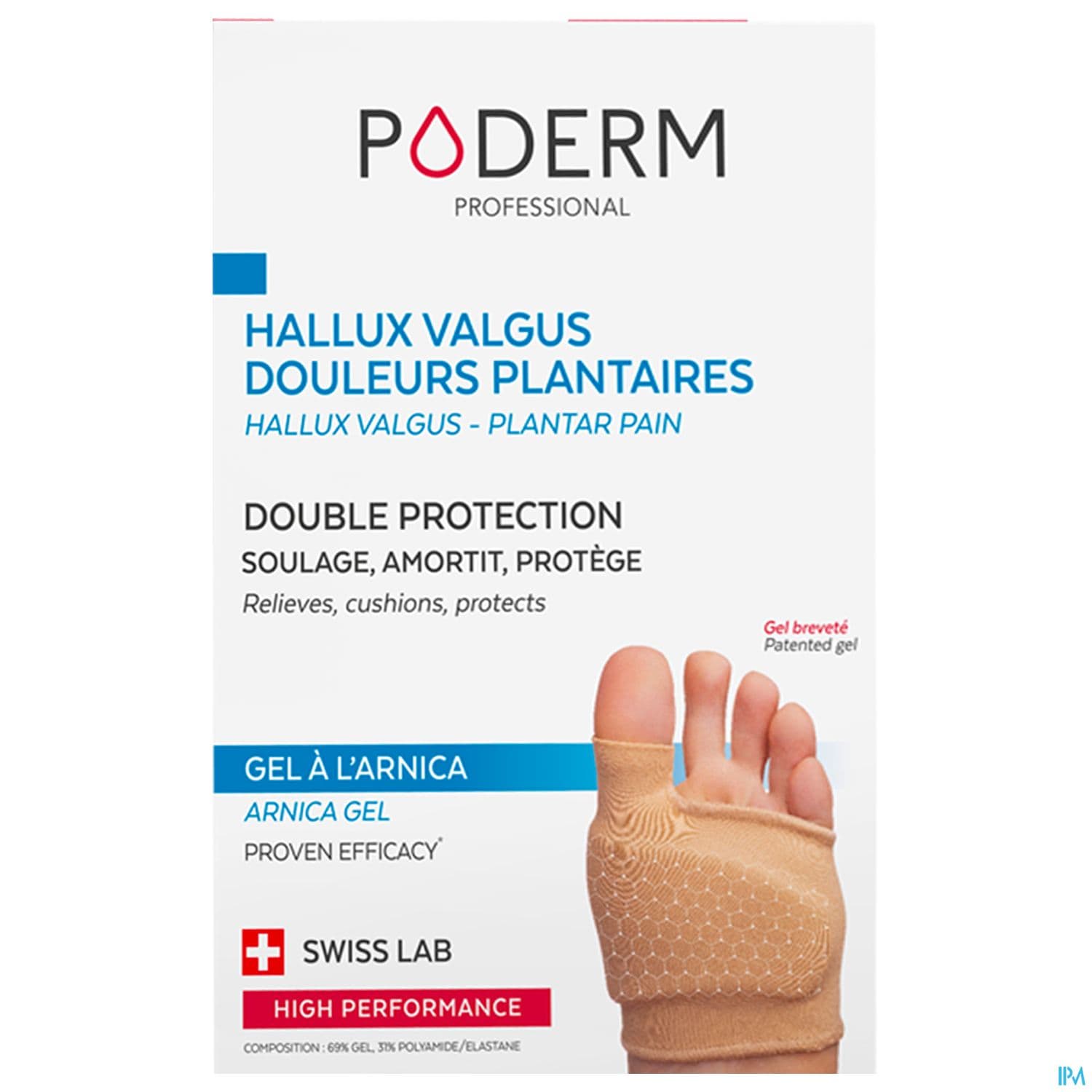 PODERM HALLUX VALGUS TS