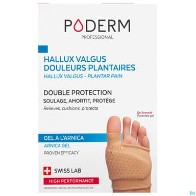 PODERM HALLUX VALGUS TS