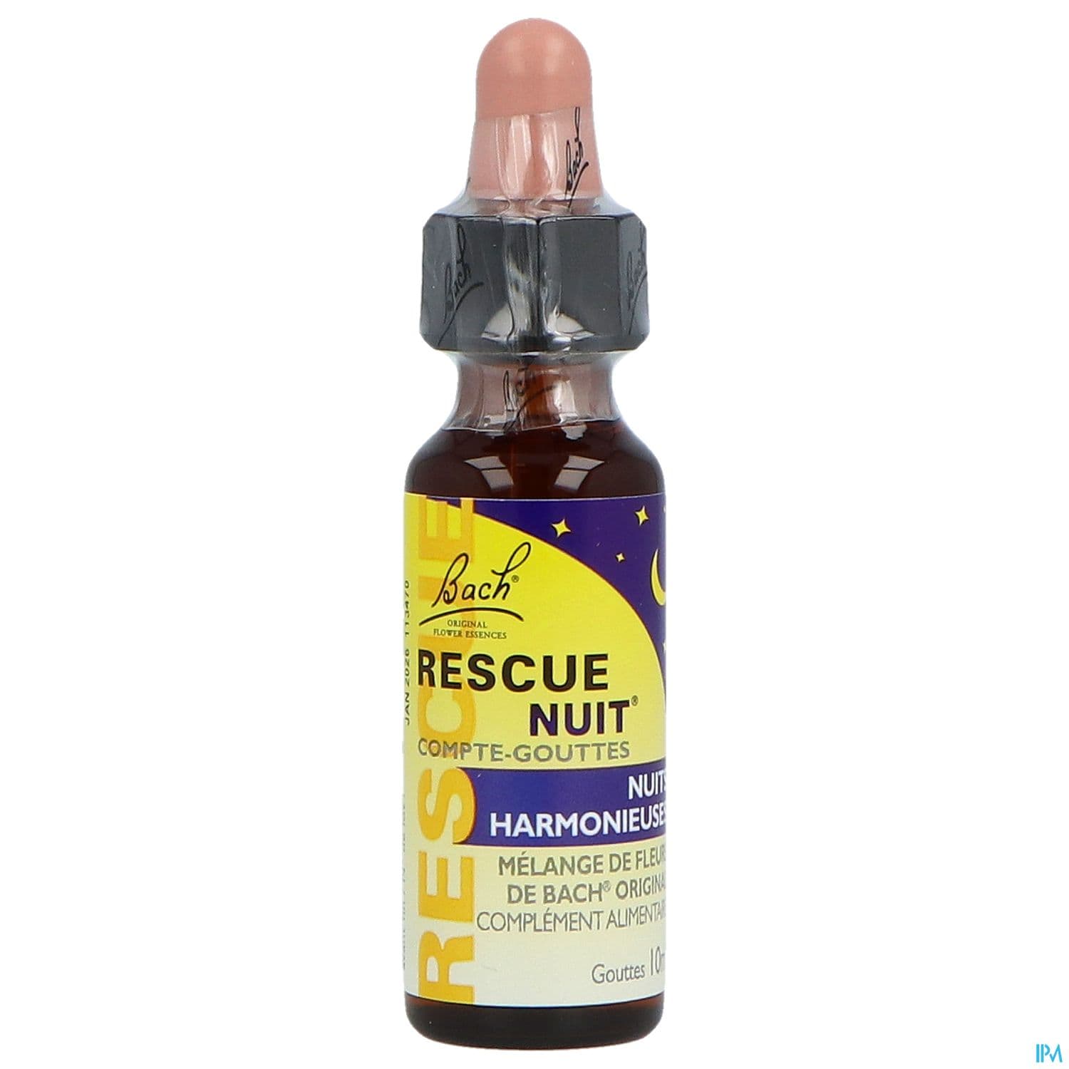 Rescue Bach Nuit Compte Gouttes 10ml