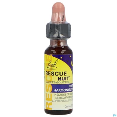 Rescue Bach Nuit Compte Gouttes 10ml