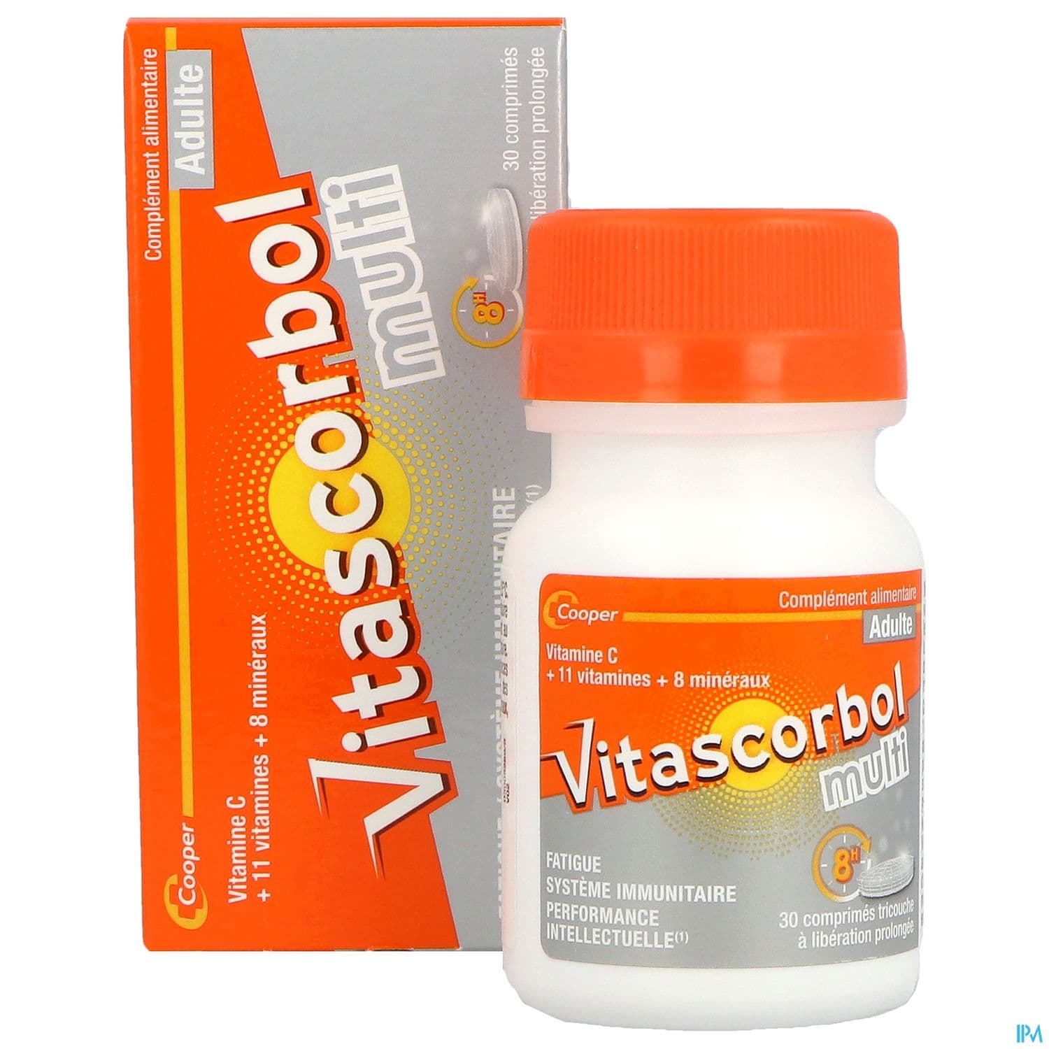 Cooper Vitascorbolmulti Adulte Comprime Tricouche 30
