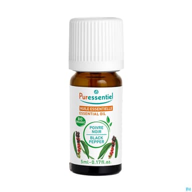 Puressentiel Huile Essentielle Poivre Noir Bio 5ml