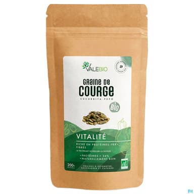 Valebio Super Fruits Graine De Courge Bio 200g
