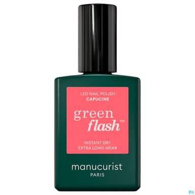 Manucurist Green Flash Vernis A Ongles Capucine 15ml