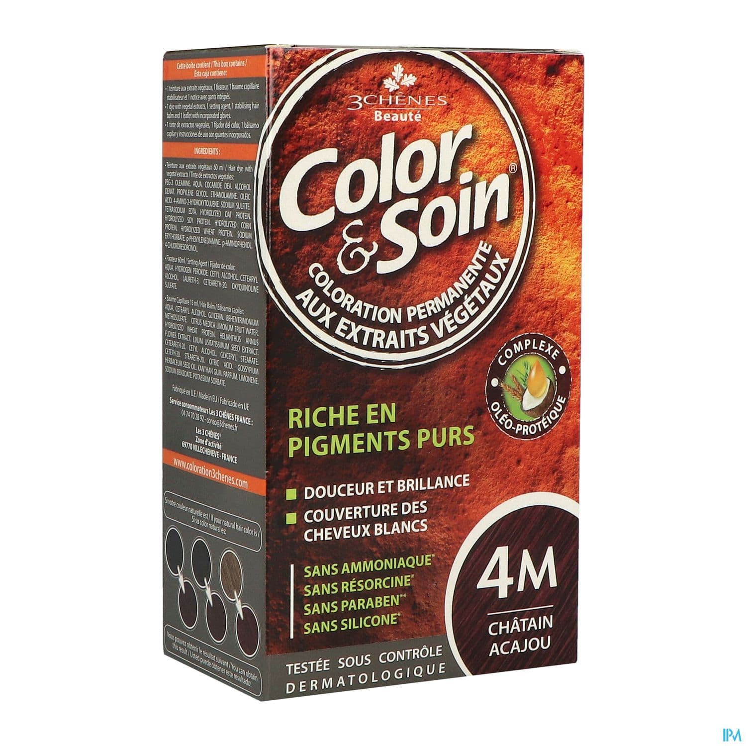 3 CHENES COLOR/SOIN CHAT ACAJOU 4M — Aprium Pharmacie des Colonnes - M'Sika