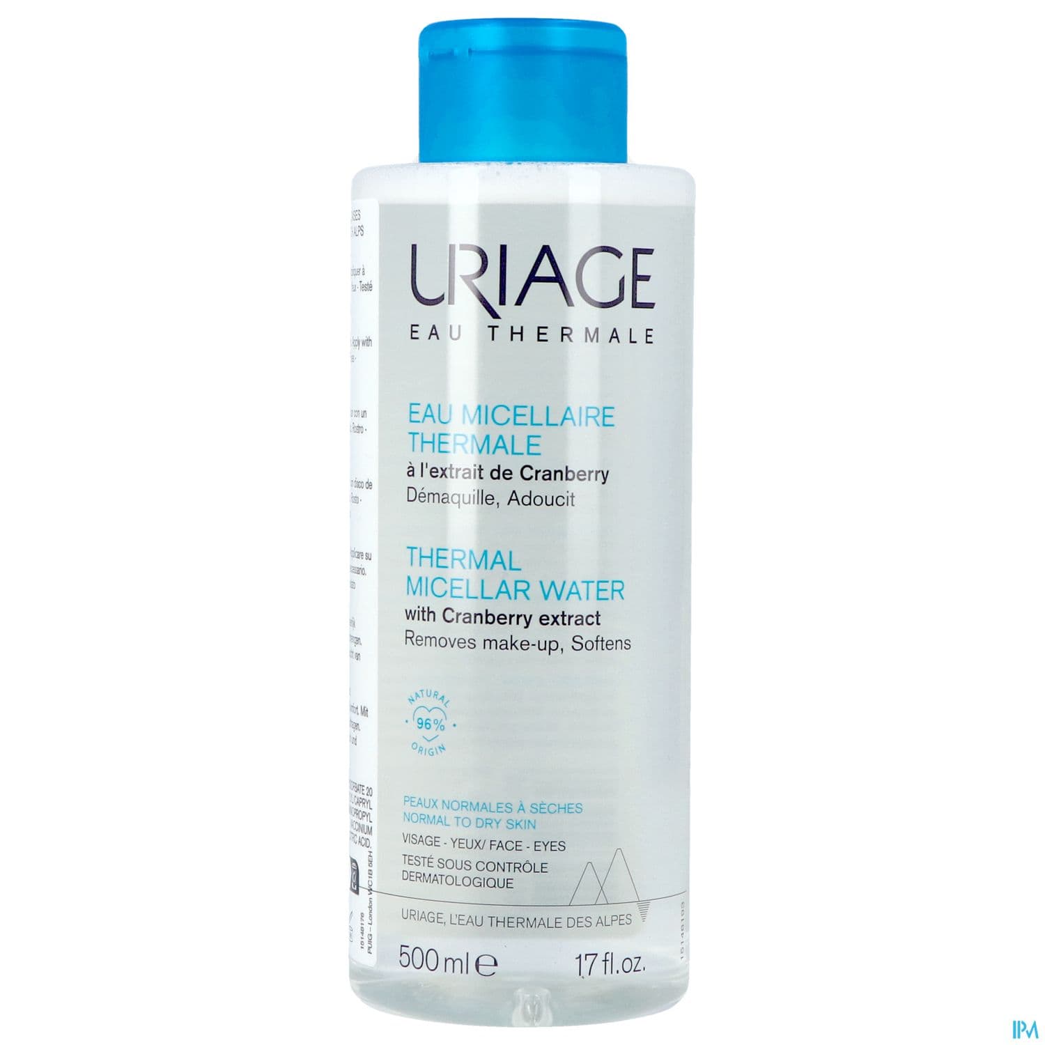 Uriage Eau Micellaire Thermale Peaux Normales A Seches 500ml