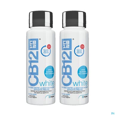 CB12 WHITE BAIN DE BOUCHE 250MLX2