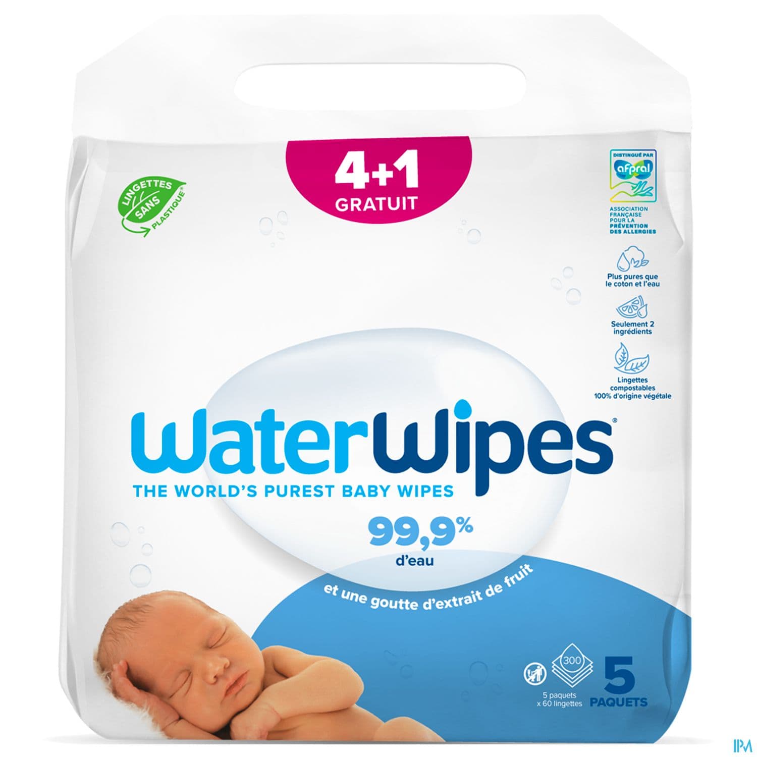 WATER WIPES LINGET BD BB 4+1