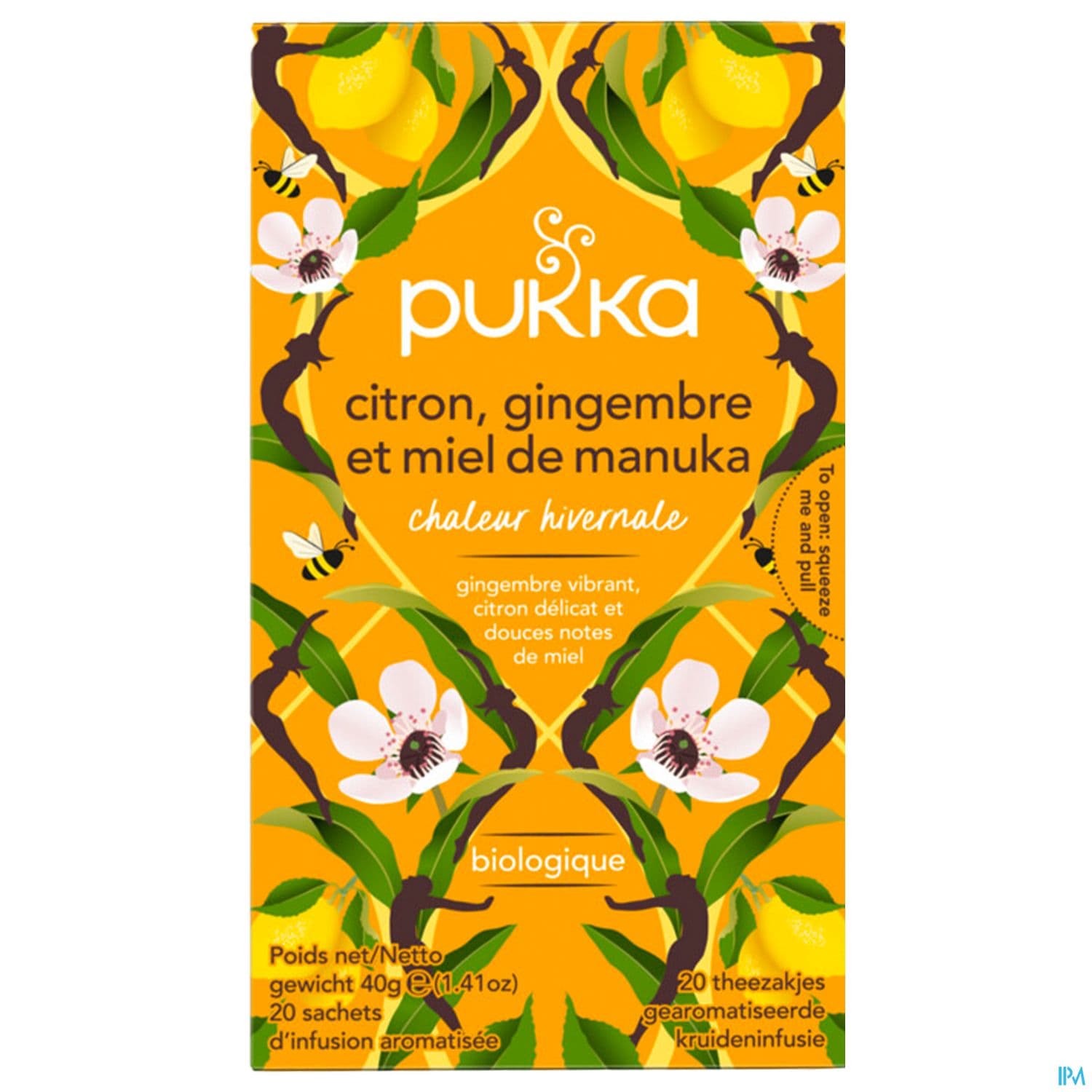 PUKKA INFUS CITR/GING/MIEL SACH 20