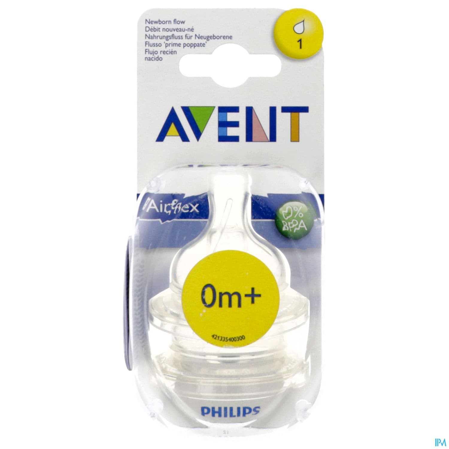 TETINE AVENT SILIC NVEAU NE/1 X2