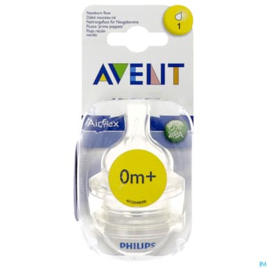 TETINE AVENT SILIC NVEAU NE/1 X2