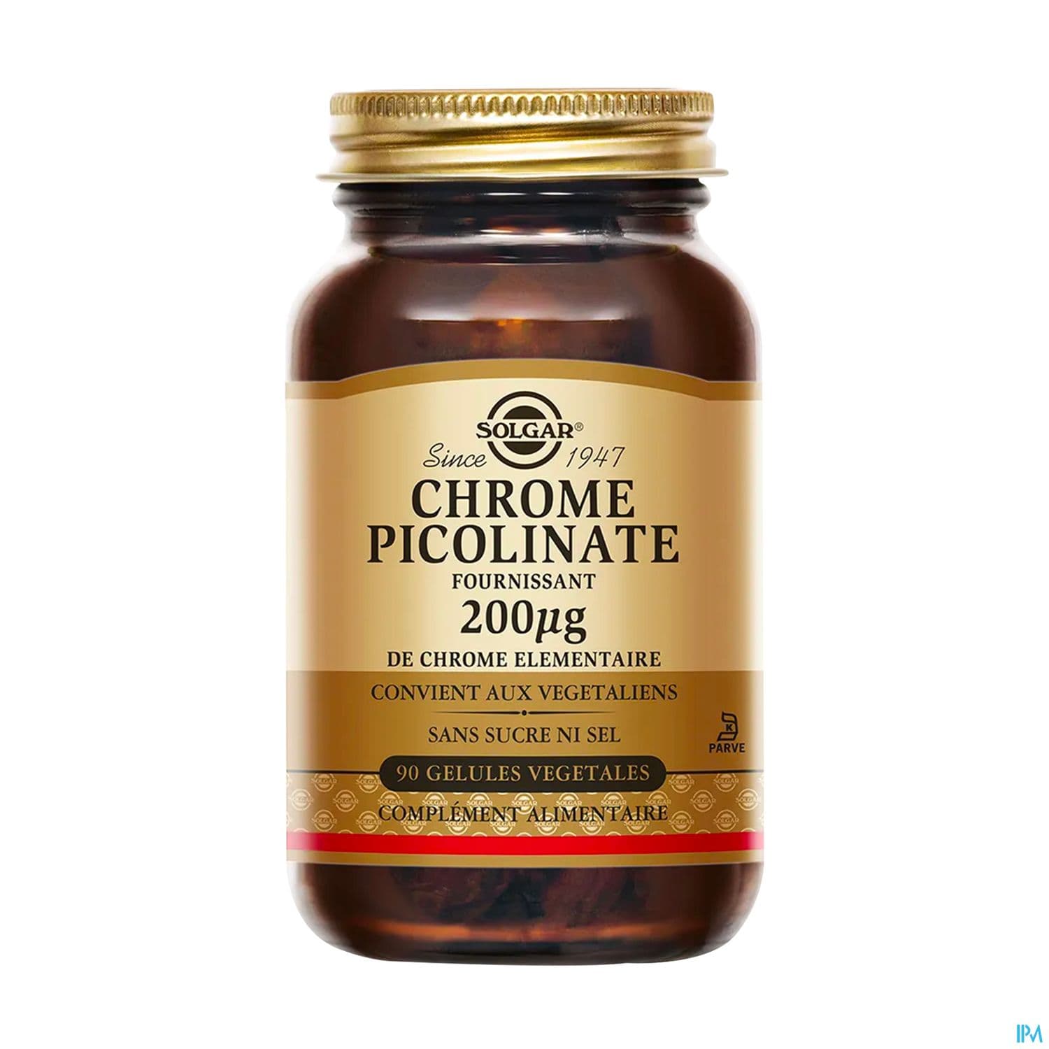 Solgar Chrome Picolinate 200mcg Gelule Vegetale 90