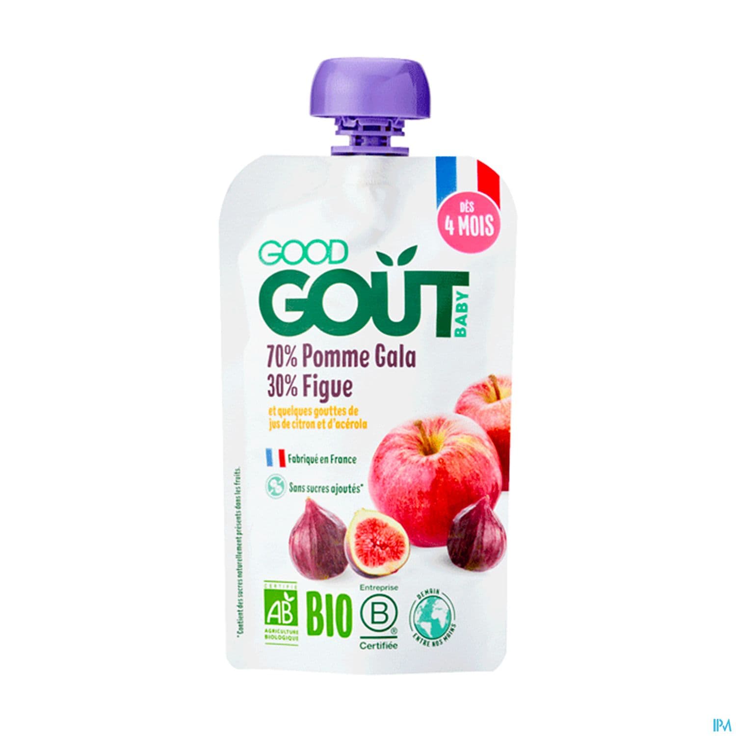 Good Gout Baby Gourde Pomme Figue Bio 120g