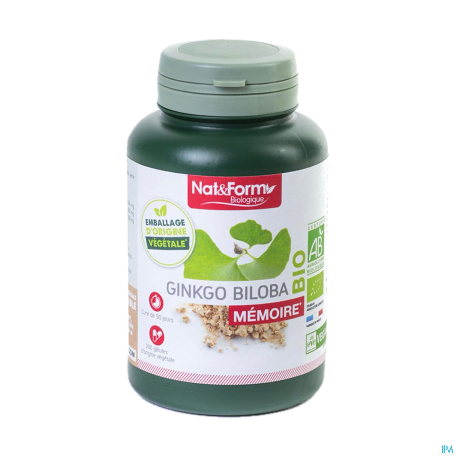 Nat Et Form Bio Ginkgo Biloba Gelule Vegetale 200