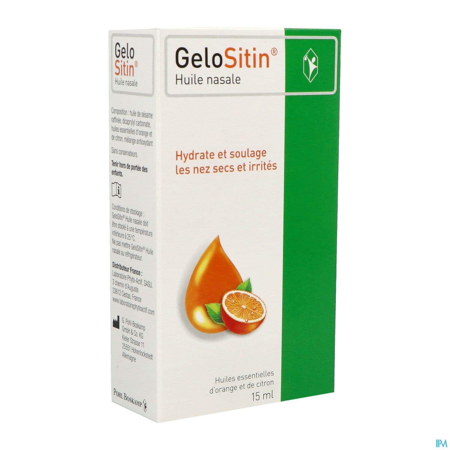 Pohl Boskamp Gelositin Soin Nasal Pulverisateur 15ml