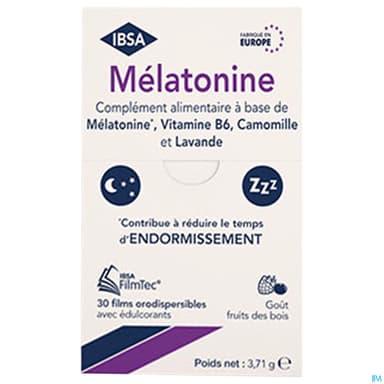 Ibsa Melatonine Filmtec 1mg9 Film Orodispersible 30