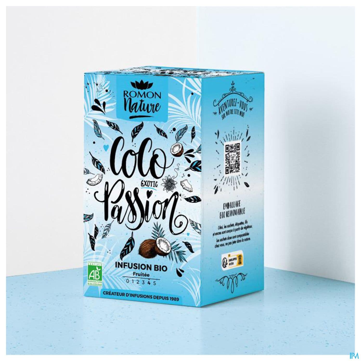 Romon Nature Tisane Plaisir Coco Passion Bio Infusette 1g8 16