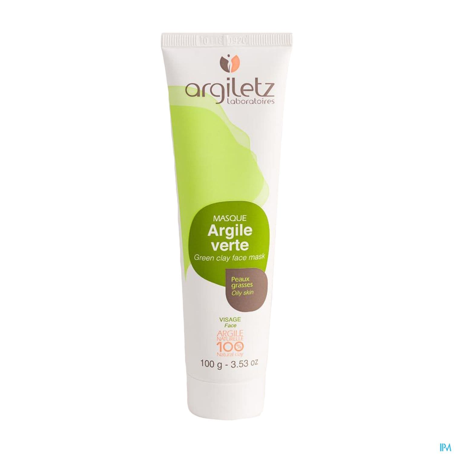 Argiletz Masque Argile Verte Peaux Grasses 100g
