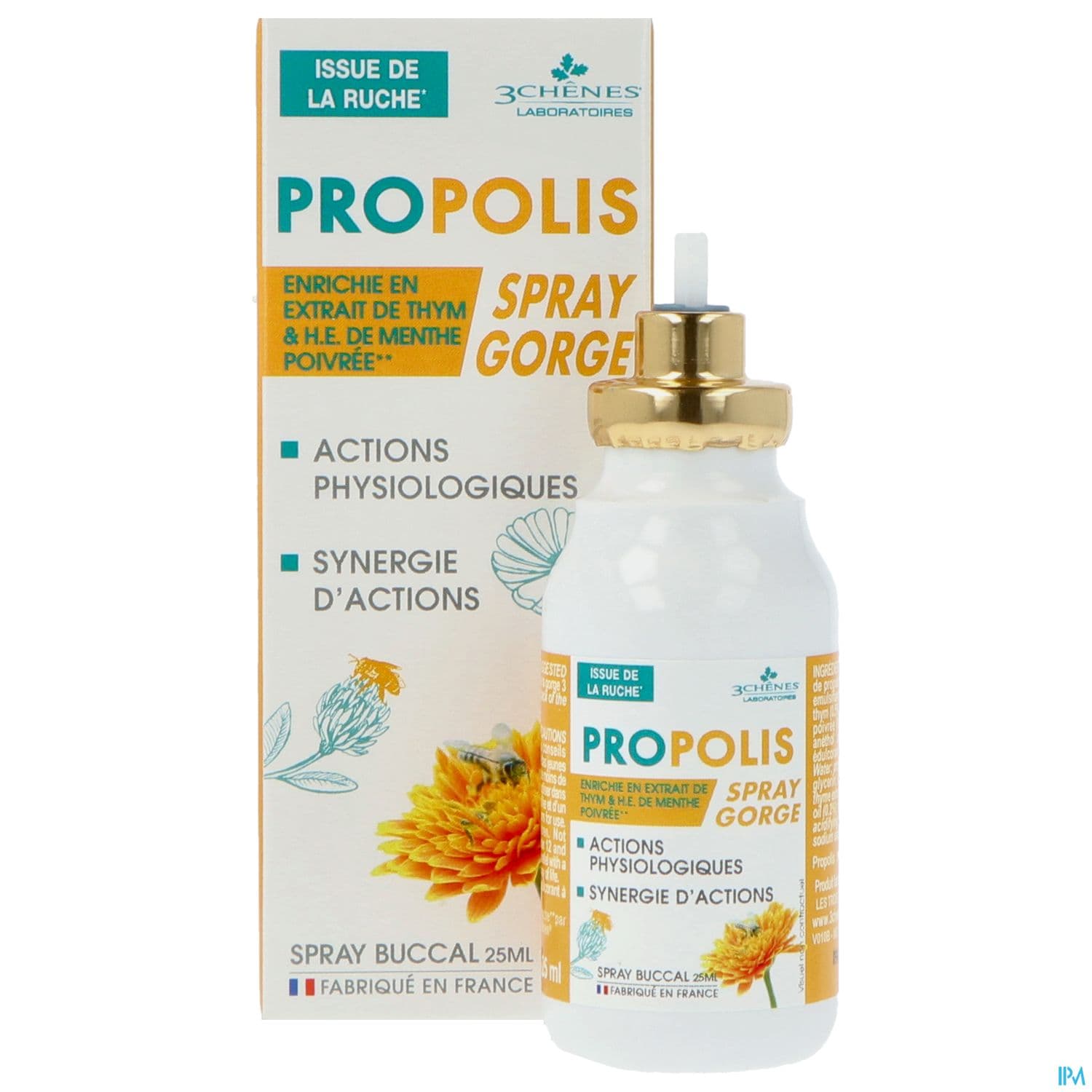 3 CHENES PROPOLIS BUC SPRAY25ML