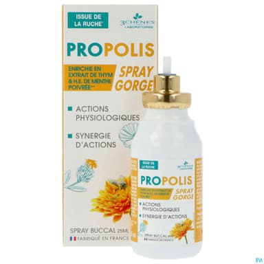3 CHENES PROPOLIS BUC SPRAY25ML