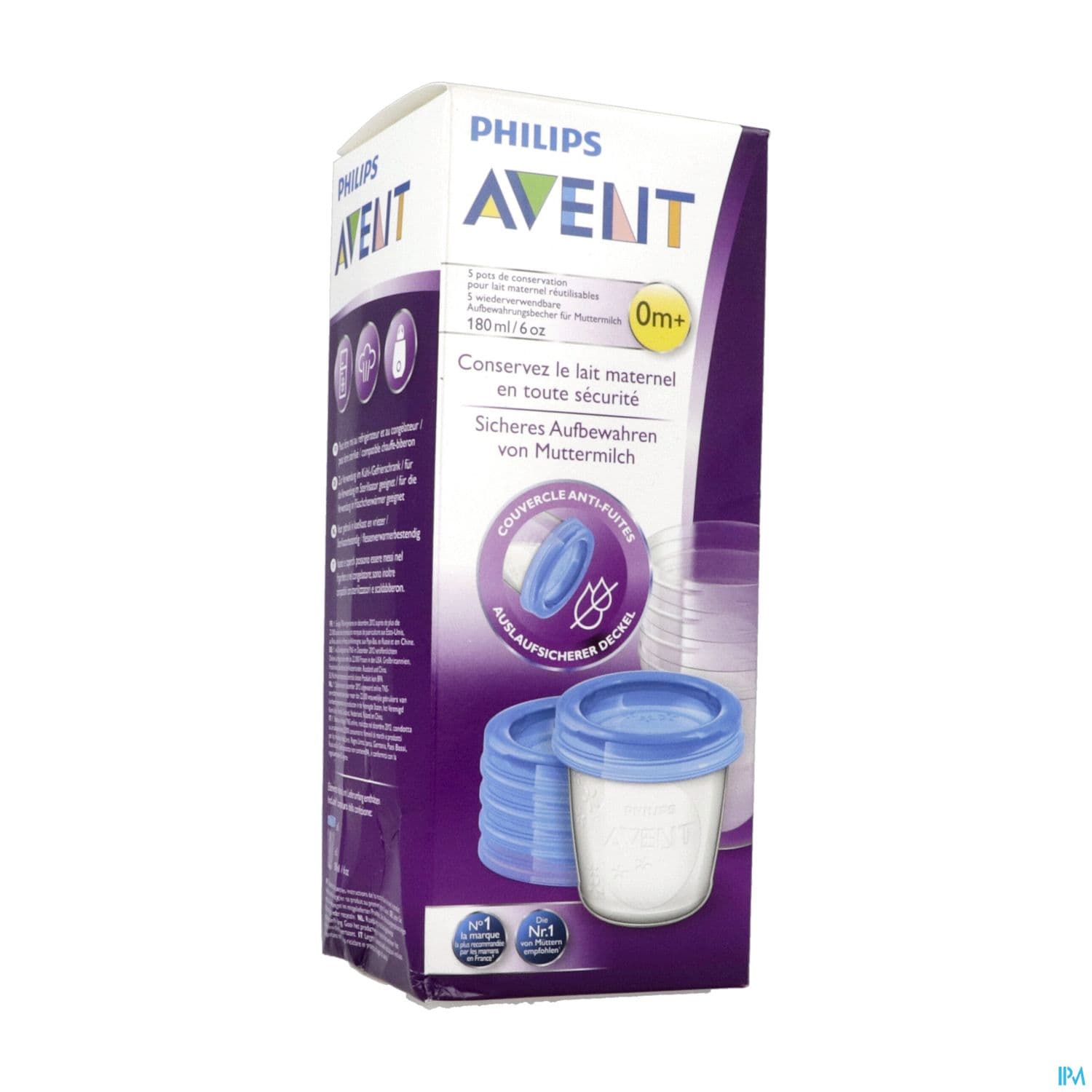 AVENT POT CONSERV+COUVERCL 180ML 5