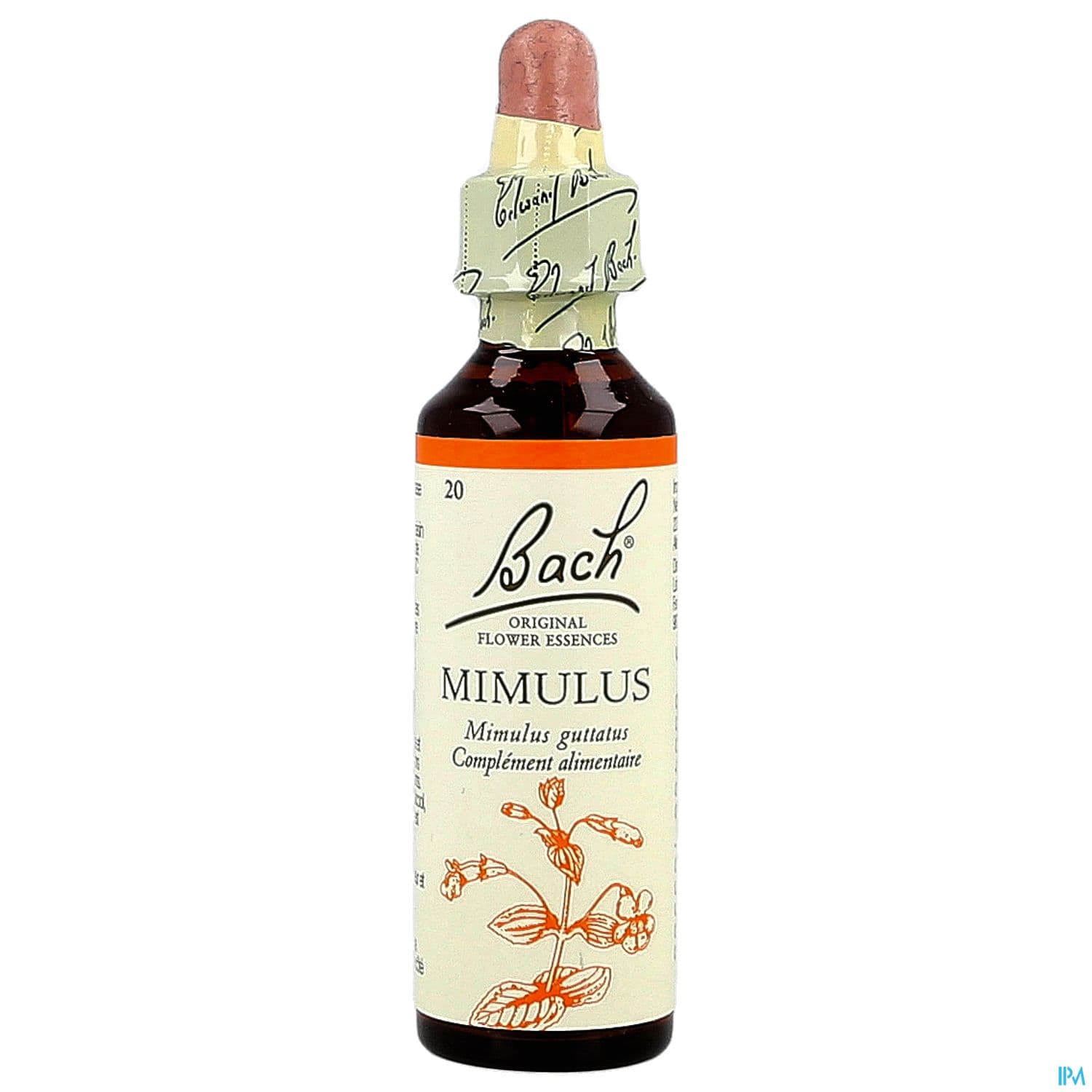 Fleurs De Bach Original 20 Mimulus Compte Gouttes 20ml