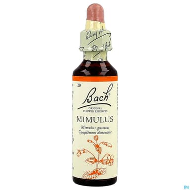 Fleurs De Bach Original 20 Mimulus Compte Gouttes 20ml