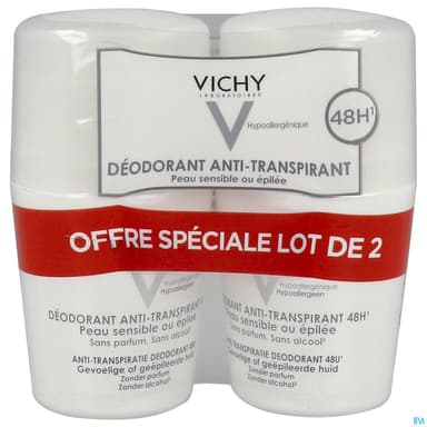 VICHY DEOD P/SENS BILLE 50MLX2