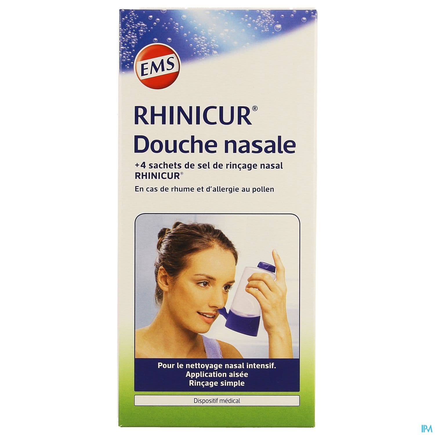 Rhinicur Douche Nasale Appareil + Sachet X4