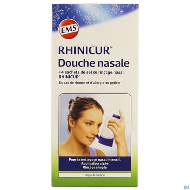 Rhinicur Douche Nasale Appareil + Sachet X4