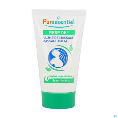 Puressentiel Baume De Massage Resp Ok Aux 19 Huile Essentielle 50ml