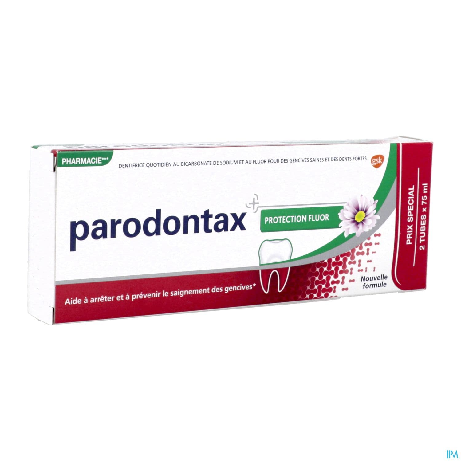 Parodontax Dentifrice Gel Creme Fluore 75ml X2