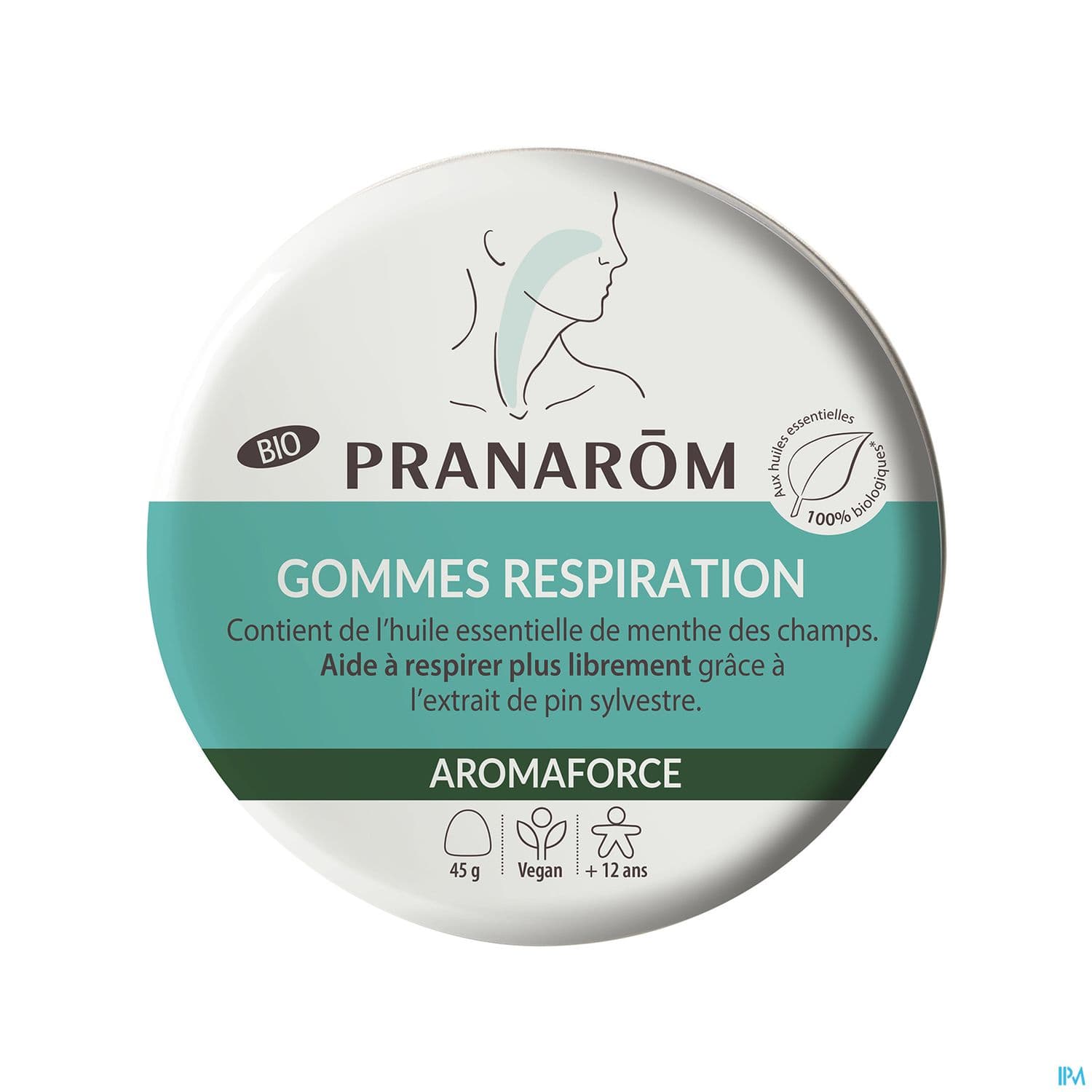 Pranarom Aromaforce Gommes Respiration Bio 45g