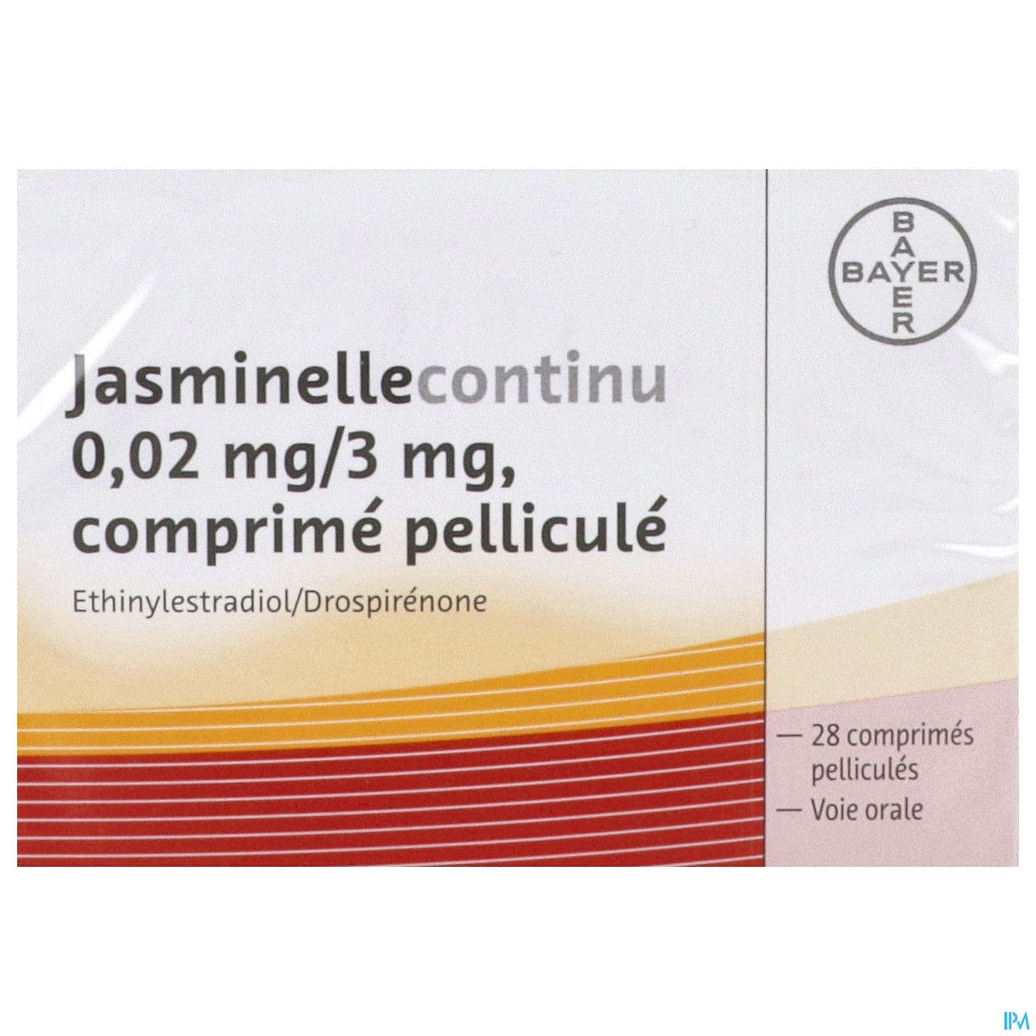Jasminellecontinu 0mg02/3mg Comprime 28 X3