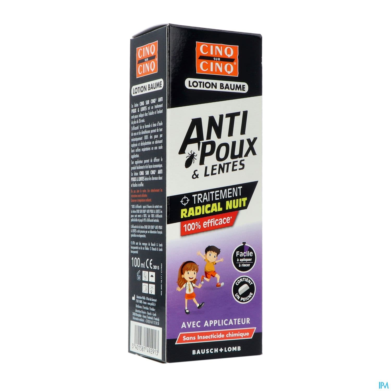 CINQ/CINQ LOT A/POUX+LENT 100ML