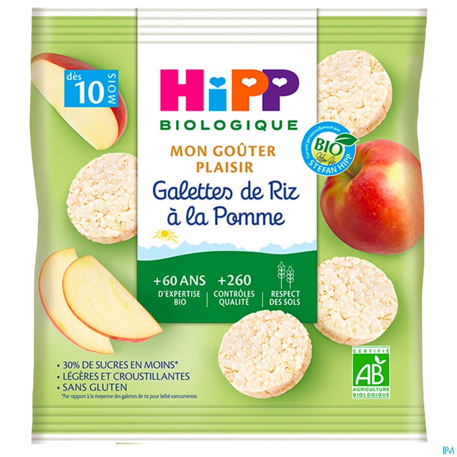 HIPP GALETTE RIZ POMME 30G