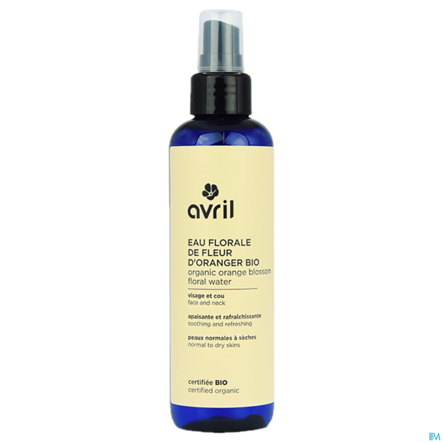 Avril Eau Florale De Fleur D'oranger Certifiee Bio 200ml