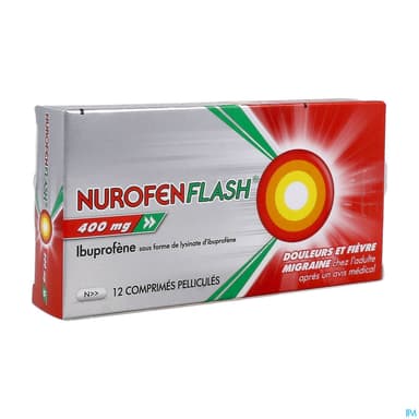 NUROFENFLASH 400MG CPR 12
