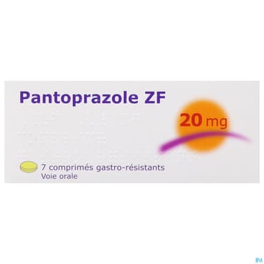 PANTOPRAZOLE 20MG ZF CPR 7