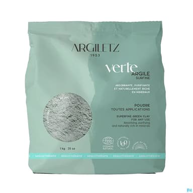 ARGILE VERT SURFIN ARGILETZ 1KG