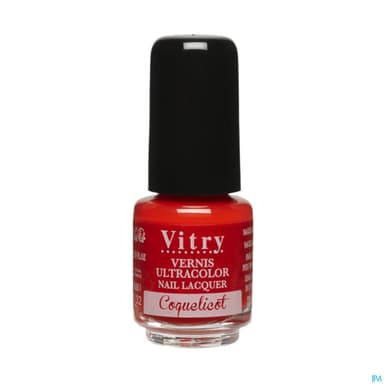 Vitry Vernis Ongles Coquelicot Mini 4ml