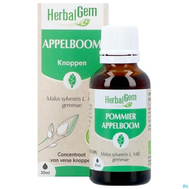 Herbalgem Pommier Bourgeon Macerat Glycer Bio 30ml