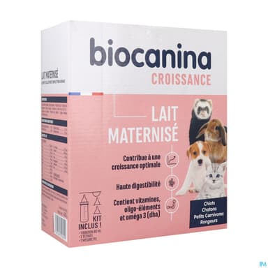 BIOCANINA LAIT AV/BIB+TETIN400G