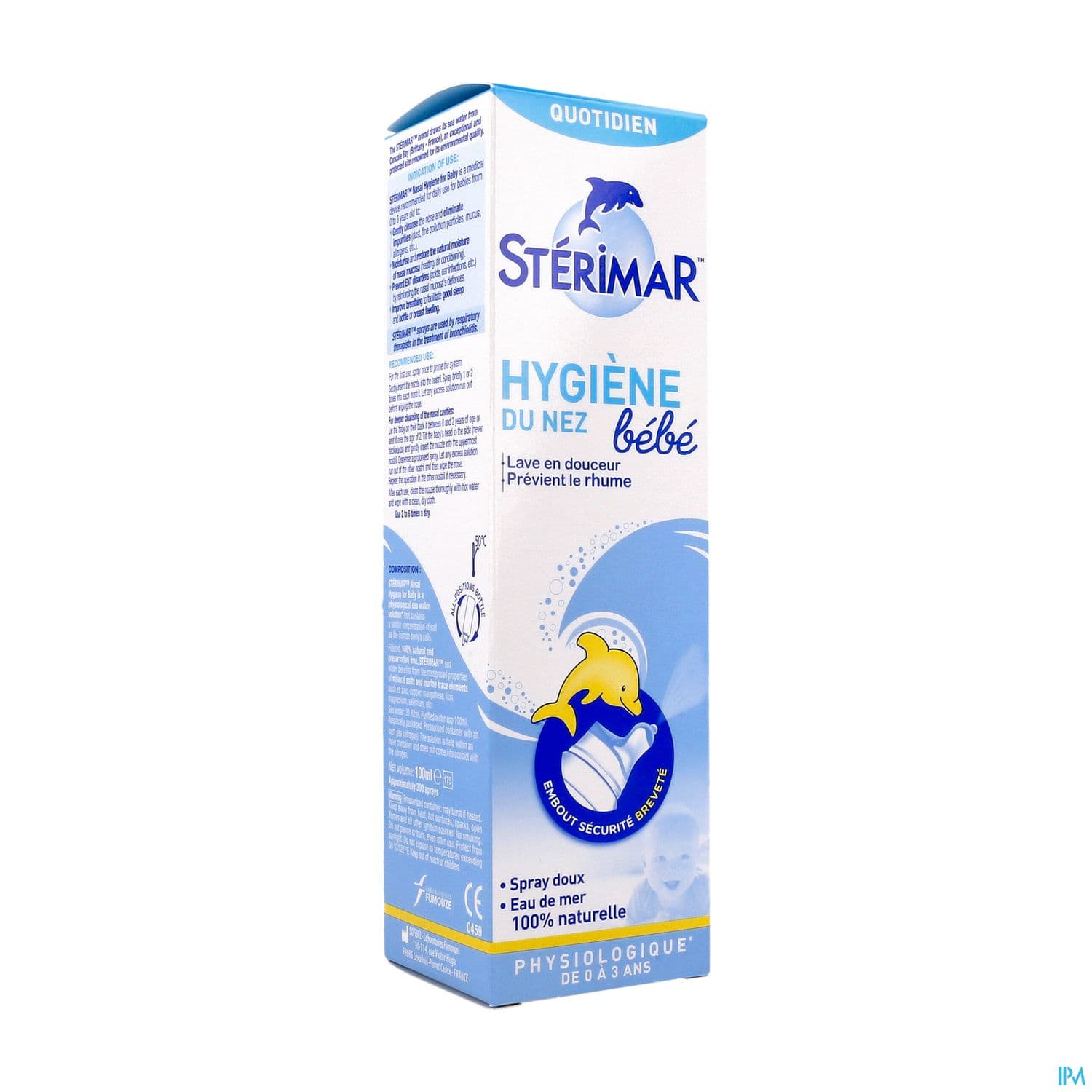 STERIMAR BEBE HYGIENE NEZ 100ML
