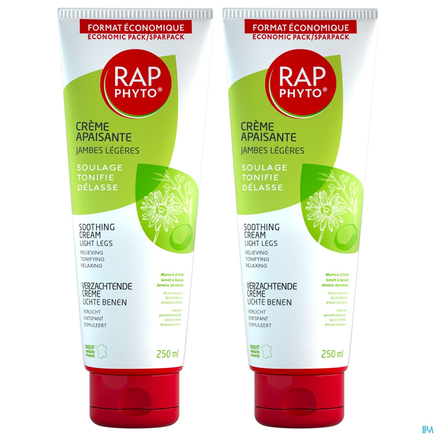 Rap Phyto Creme Apaisante Jambes Legeres 100ml X2