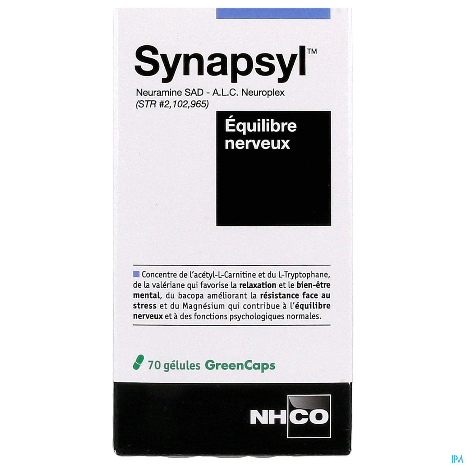 Nhco Synapsyl Equilibre Nerveux Gelule 70