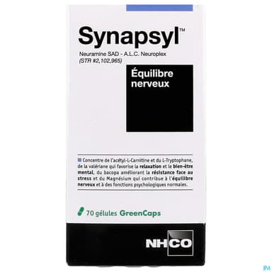 Nhco Synapsyl Equilibre Nerveux Gelule 70